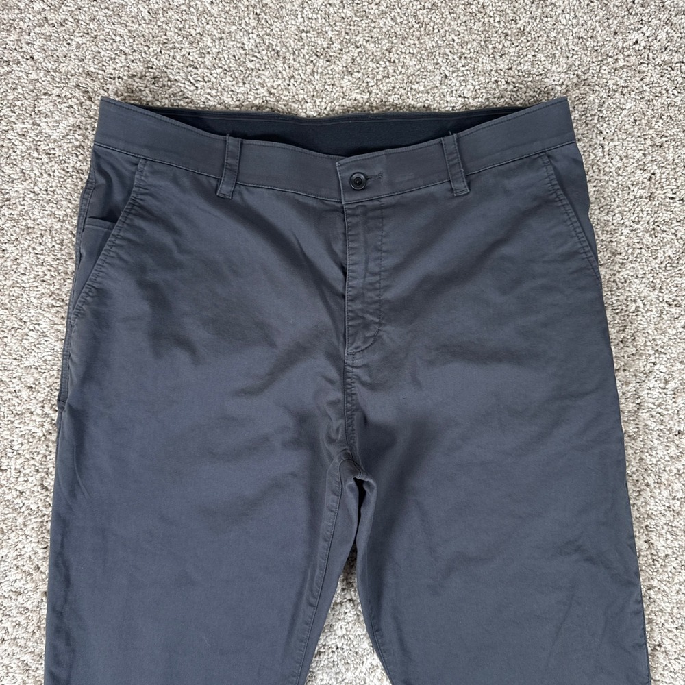 Nike Pants Mens 36x30 Dark Gray Dri FIT Chino‎ Stretch Golf Performance Trousers - Picture 3 of 15